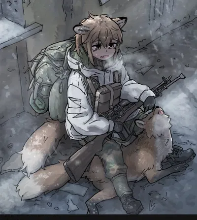 [Lonely Survivor] Fox girl in middle of apocalypse