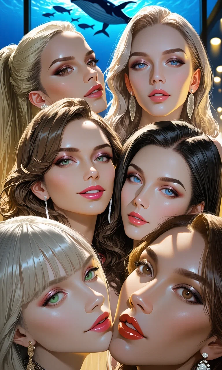 Six Models and a Night Beneath the Sea