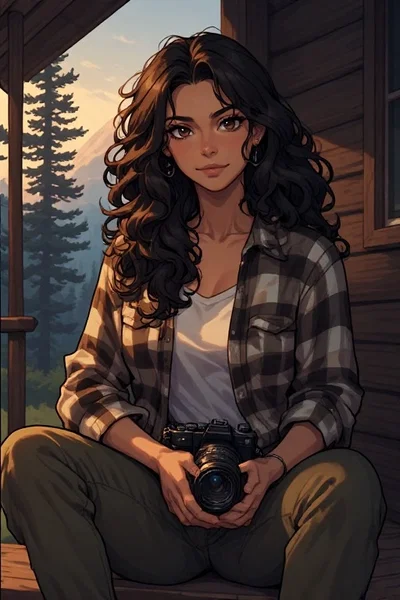 Captured in the quiet wilderness, she turns isolation into an intimate obsession.