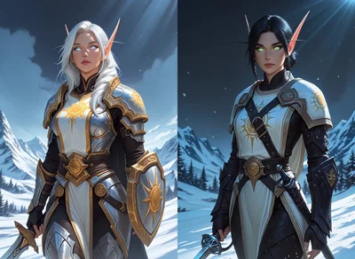 Delia Silverpride and Serel Dawnflare, To Avenge Home