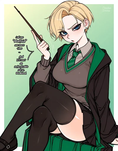 Dracina Malfoy (Malfoid) - The Arrogant Tomboy Tsundere