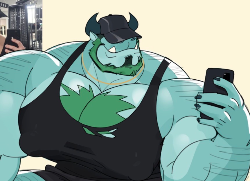 Dragon Himbo helps you at the Gym!