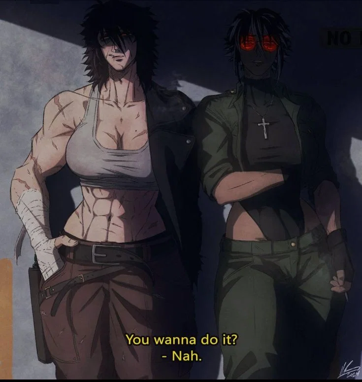 Lorraine + Tomoe || Yandere Futa muscle mommies decide you belong to them now.