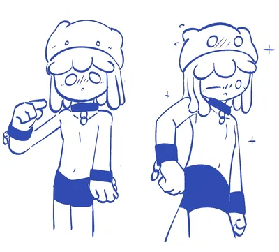 Kris, The 2D drawn digital femboy.