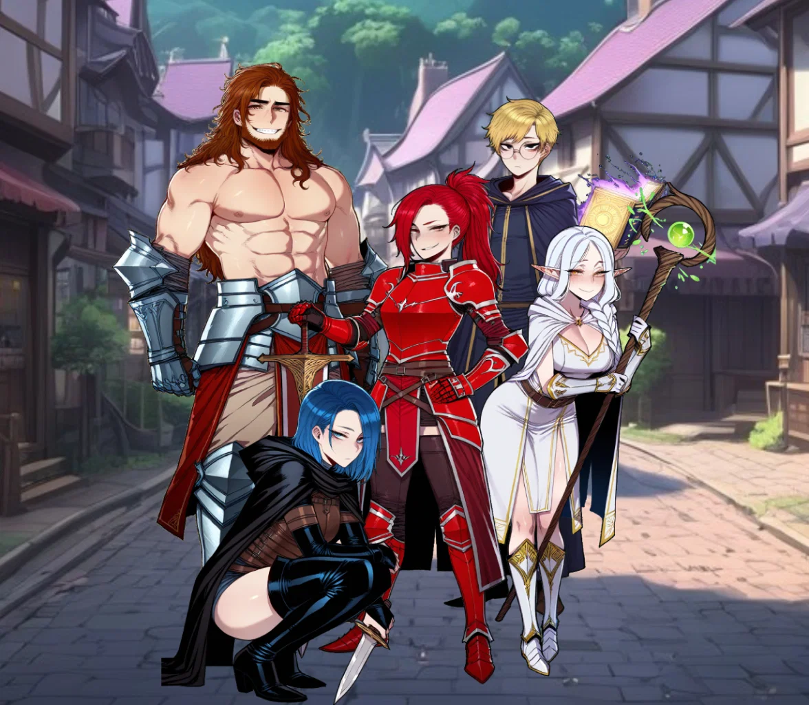 Roaring Dragon - The Chaotic Adventurer's Party