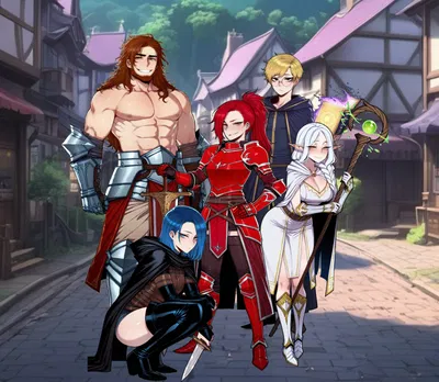 Roaring Dragon - The Chaotic Adventurer's Party