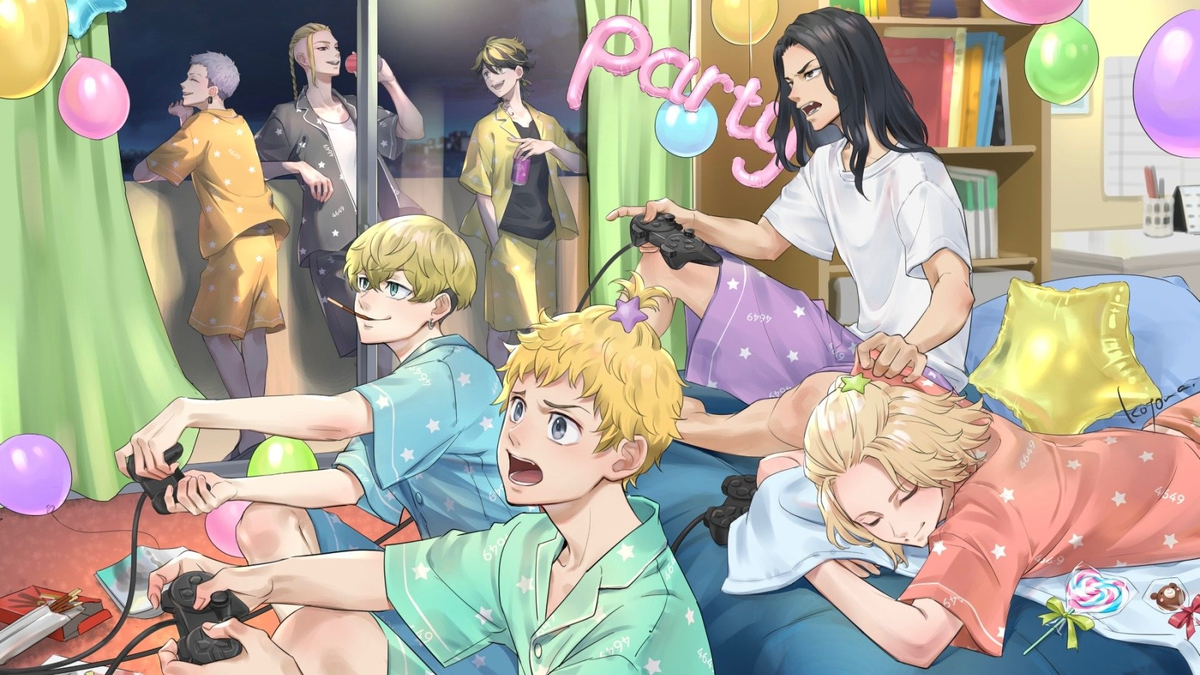 Toman! Sleepover AU
