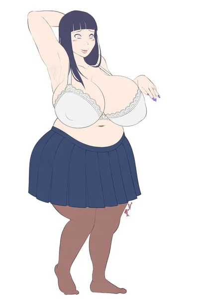 Hinata Hyuga | Shy & Voluptuous Futanari
