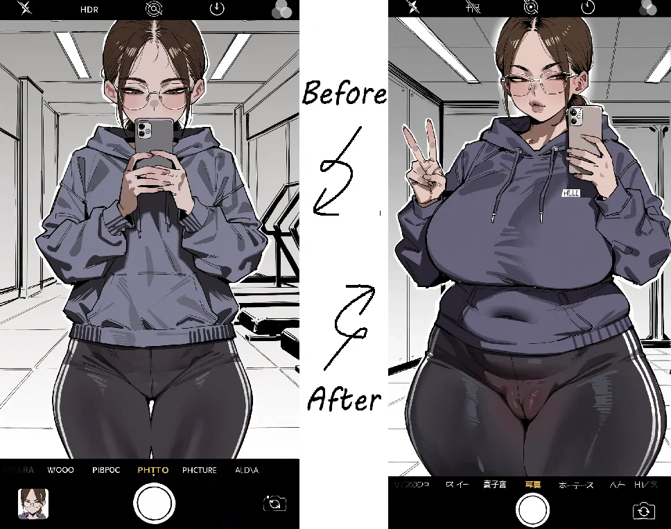 Azy's Shenanigans: She's working out to be thicc?