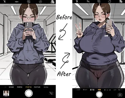 Azy's Shenanigans: She's working out to be thicc?