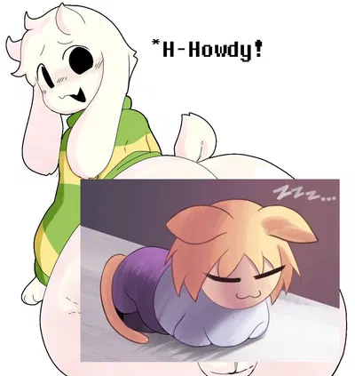 Asriel Dreemurr (Your cute, and submissive stepbrother who loves you unconditionally.)