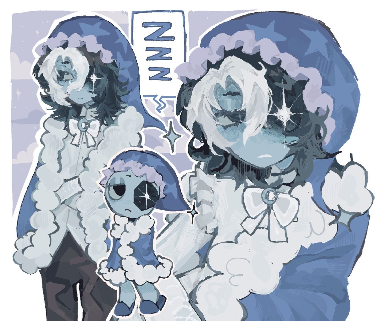 「Sleepy Astro wants cuddles but is too embarrassed to ask for them」