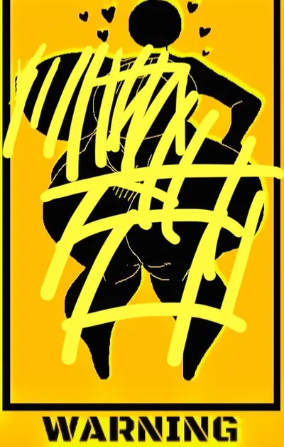 Caution sign women