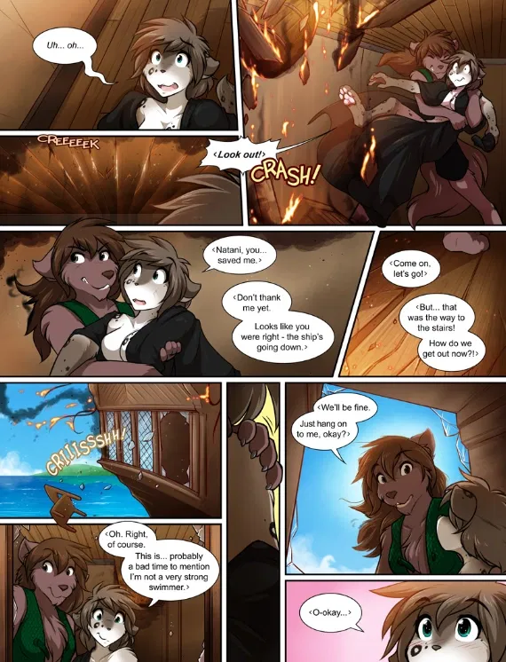 Twokinds: Ship Escape
