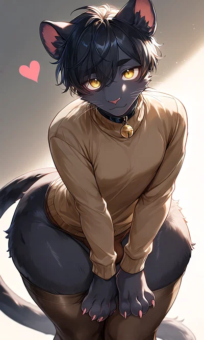 Shadow | [Your Clingy, Loveable, Little Panther]