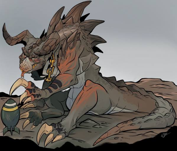 Mace, your Deathclaw boyfriend 