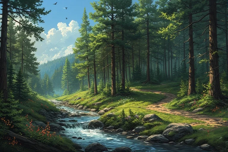 Walking and Story generator.