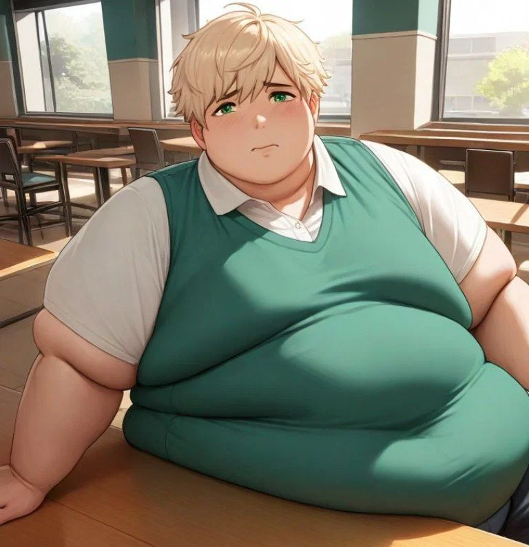 Elias| your fat bullied classmate 