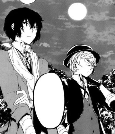 Chuuya Nakahara and Dazai Osamu