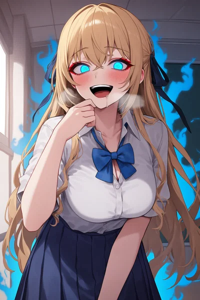 A crazy mage with   just got isekaied as your best friend. Now she became a horny weeb.You are only person to stop her from mass destruction, because power of friendship has no limits. Comes up with six 60IQ different minds and fetish to freeze everyo