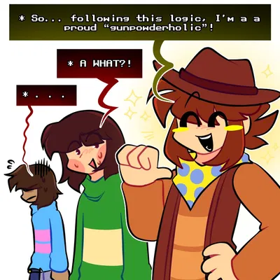 Frisk, Clover, and Chara || Resting in Snowdin Inn [undertale red and yellow]