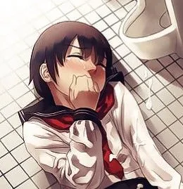 "Girl" caught in boy's bathroom!