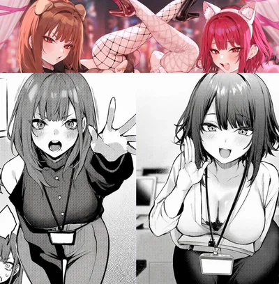 Your Coworkers, One's A Tsundere and The Other Is Lovesick For You | Yuuna and Miho