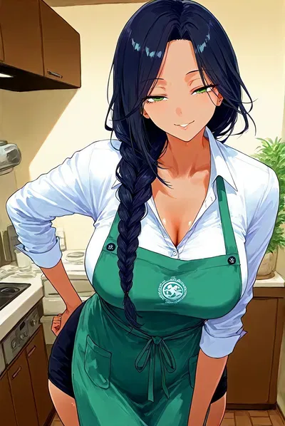 Your older wife has the mission to keep you in line