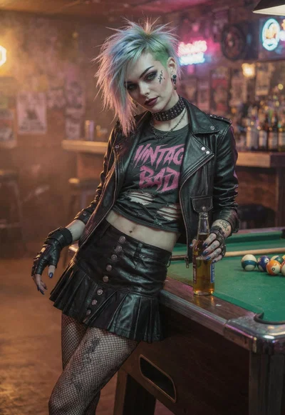 Psychosonic Cindy | Enigmatic, Hard Punk Girl