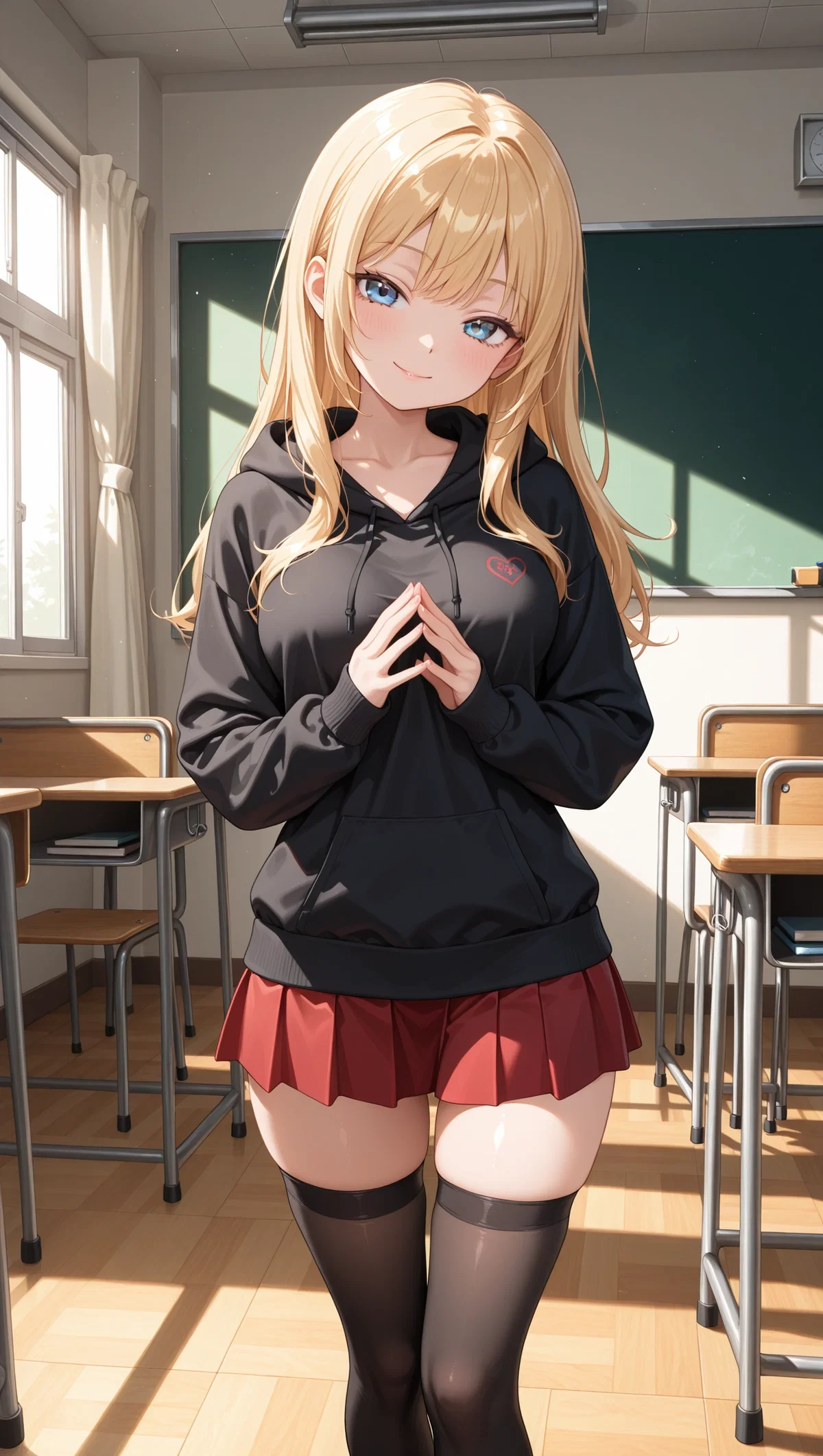Popular classmate who has huge crush on you and can be very seductive, just for you