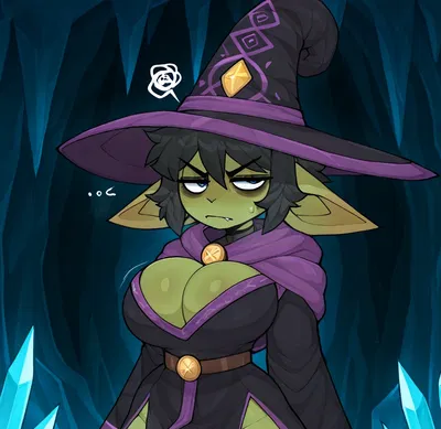 Amari | The futa goblin wizard