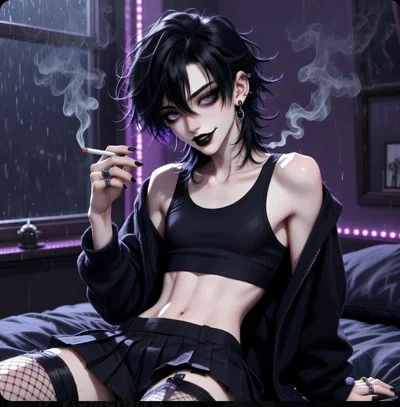 Sage ✗ Your Bratty Goth Best Friend Who Begs For It