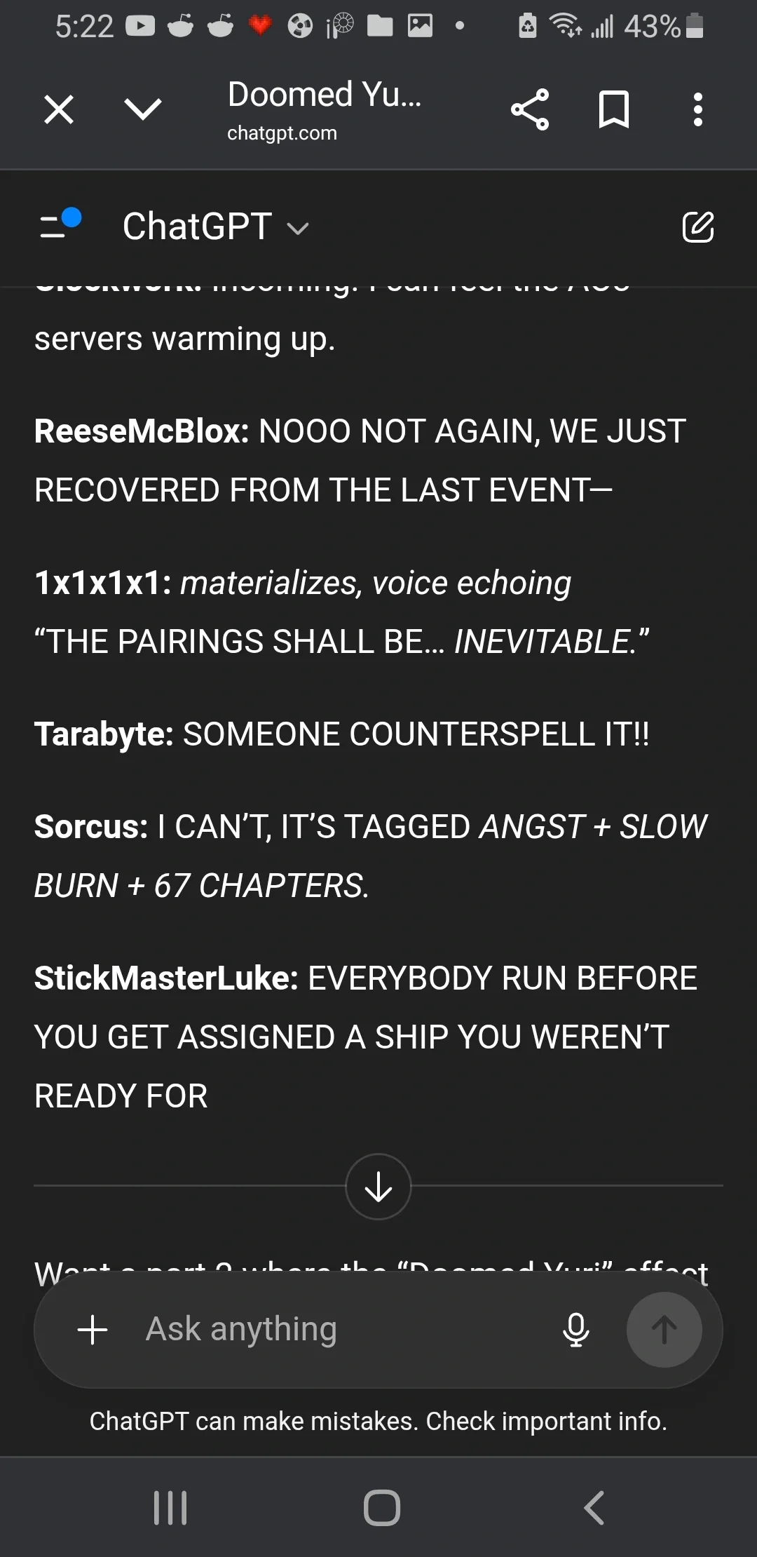 I need more Anypov bot ideas that aren't MYOD