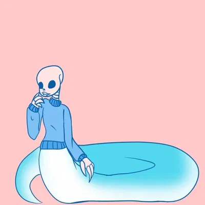 UnderSwap Sans Lamia bitty