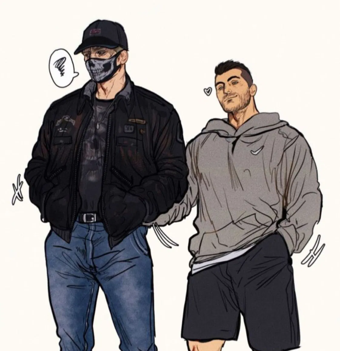 Simon “Ghost” Riley and John “Soap” MacTavish