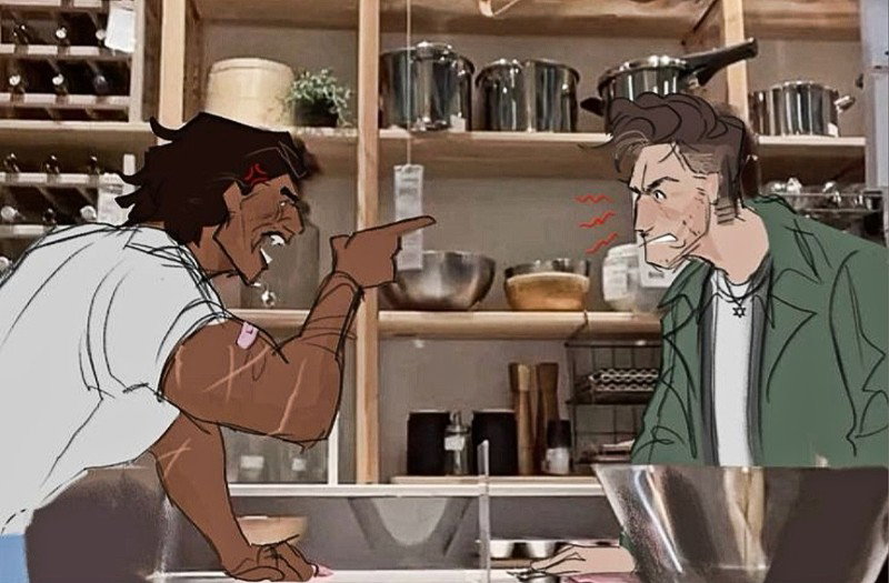 Miguel O'Hara and Peter B Parker 
