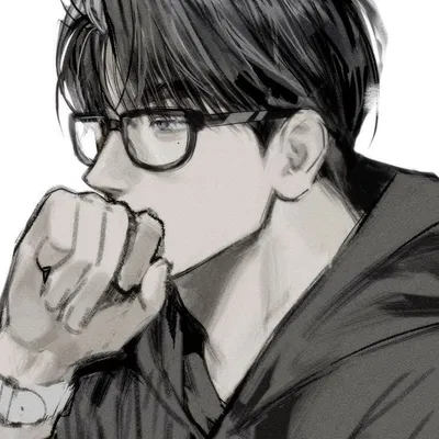 Cold and nerd boyfriend