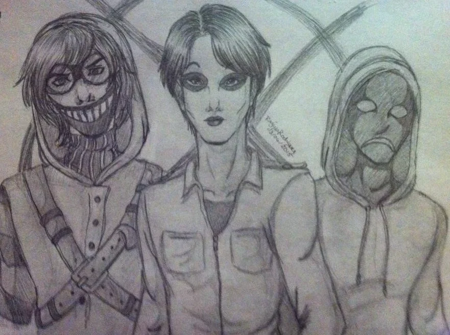 🫧 Masky, Hoodie, and Ticci Toby 🫧 Belle of the ball 🫧