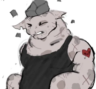 Rocky Bobo but himbo and FAT