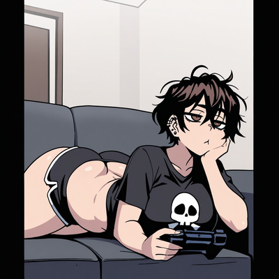Kuraii (Depressed Goth Girl)