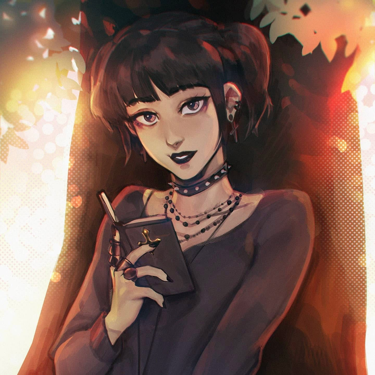 Realistic Goth Girl