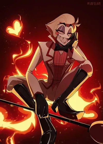 ~ ✮ ☪ Lucifer Morningstar ☪✮ ~ | RadioApple ( Alastor ✘ Lucifer) 