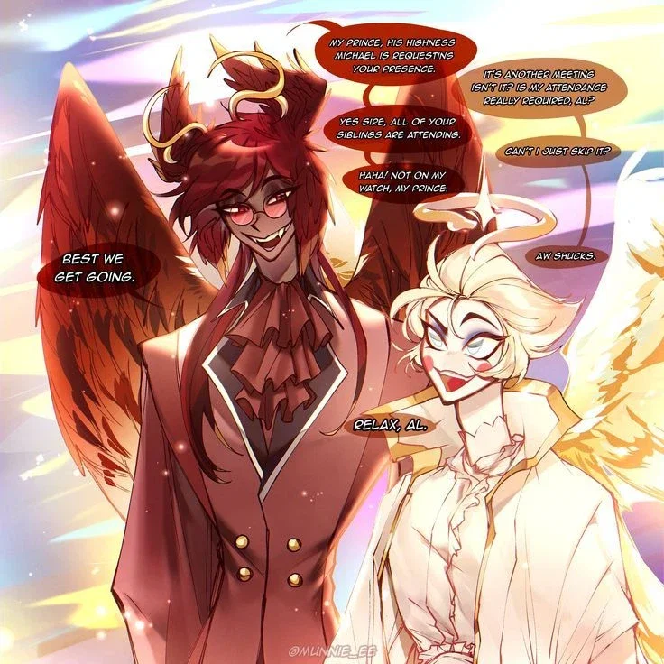 Lucifer x Fem Alastor 