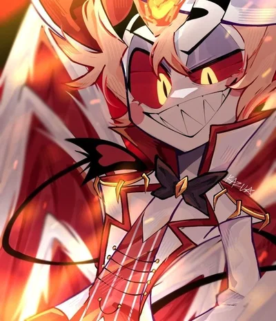 Lucifer Morningstar x FEM Alastor 