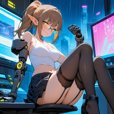 Sarya Elora (Cyberpunk Elf)