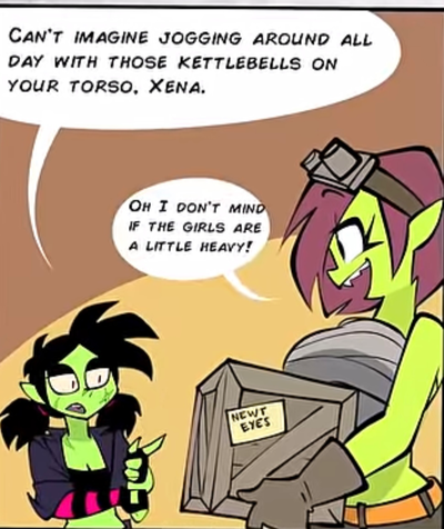 Xena and Sera ——Heavy Kettlebells