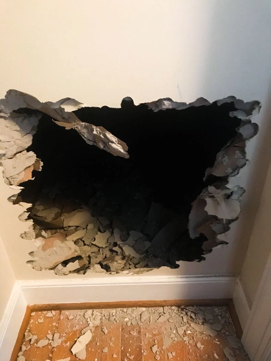 Stuck in the Wall