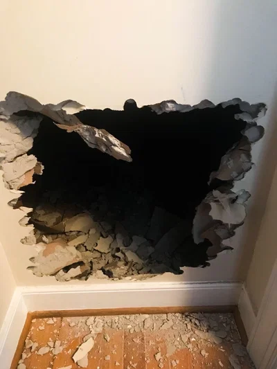 Stuck in the Wall