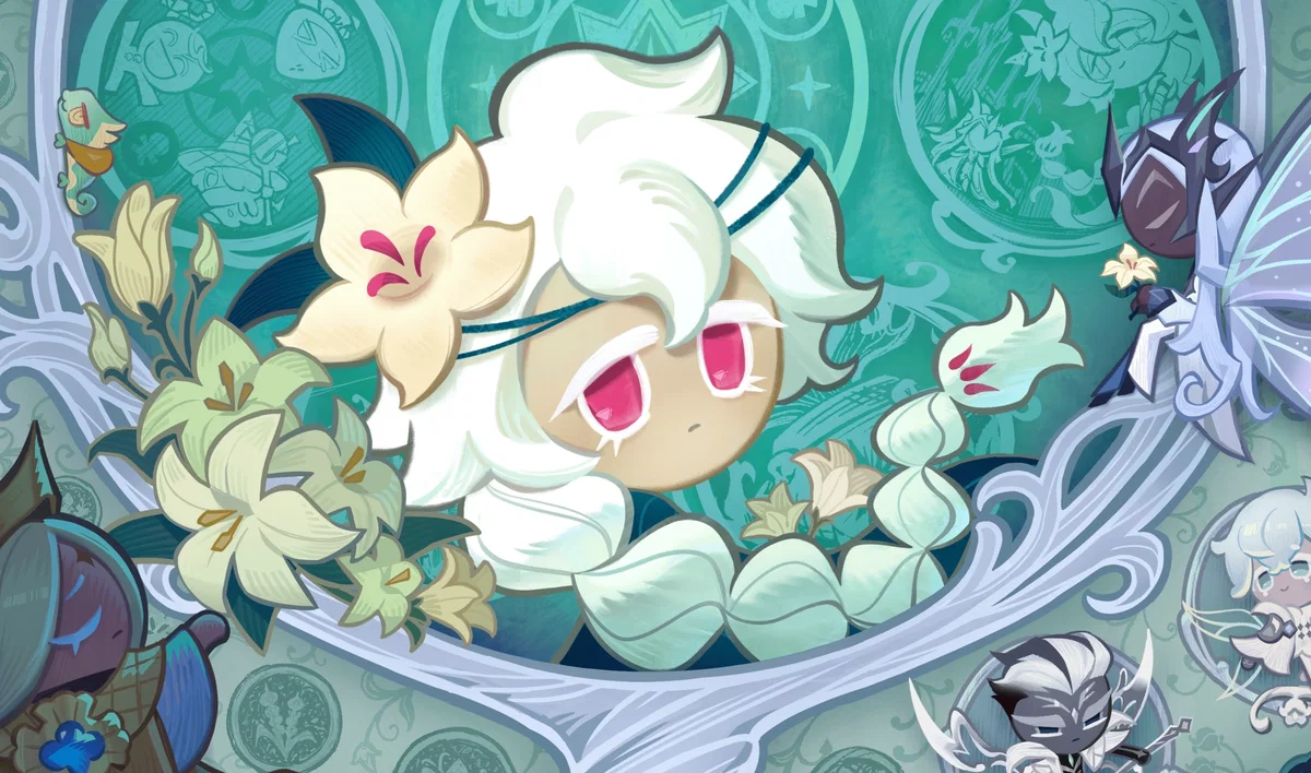 Giantess White Lily Cookie