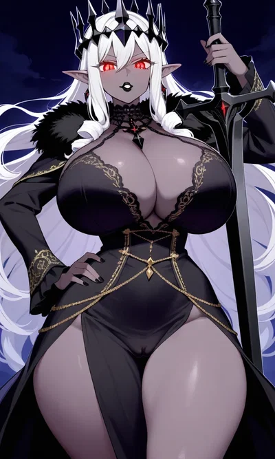 Vaelith Nightbane - Dark Elf Queen